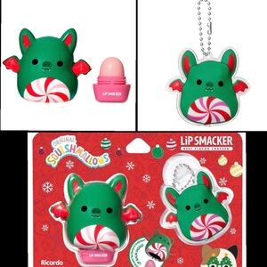 Lip Smacker Ricardo Bat Peppermint Lip Balm & hang tag / NEW tags / packaging